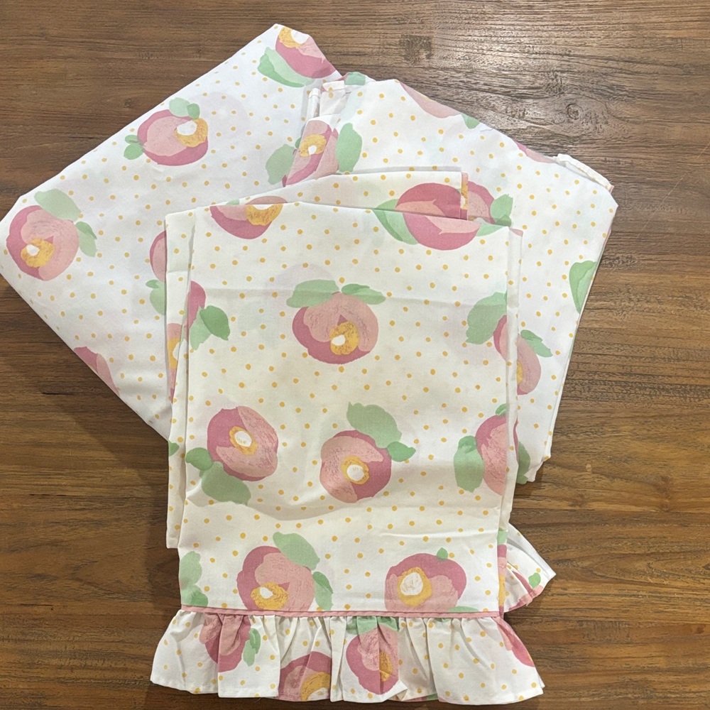 Girls Floral Bedding Set